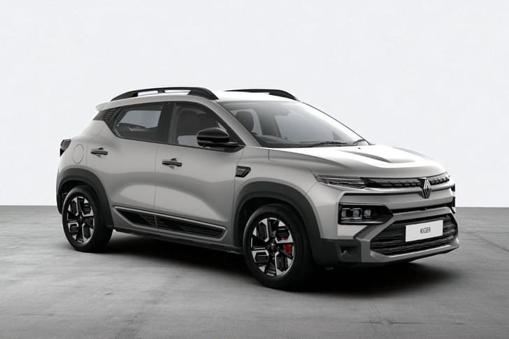 Renault Kiger Color Moonlight Silver
